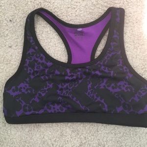 Just purple sports bra